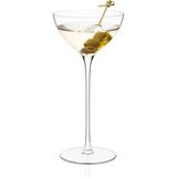 Rona Diverto Martini Kadehi - 200 ml - 6lı Set - Saydam