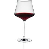 Rona Edge Burgundy Şarap Kadehi - 730 ml - 6'lı Set | Slovak İşçiliği, Avrupa Üretimi - Saydam