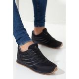 Rona Gifts Erkek Siyah Cool Comfort Günlük Düz Yumuşak Taban Casual Şık Lüks Sneaker Spor Ayakkabı