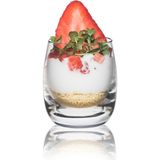 Rona Lunar Kahve Yanı Su, Shot ve Likör Bardağı - 70 ml - 6'lı Set - Saydam