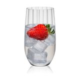 Rona Lunar Optic Meşrubat ve Long Drink Bardağı - 420 ml - 6lı Set - Saydam