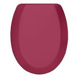 Rona Parlak Bordo Tisa ThermoPlast Standart Klozet Kapağı (Alttan Monte)