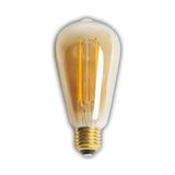 Ronanna 1 Adet Cata Ct 4313 Dimmerli LED Rustik Ampul 6W Amber Işık E27 Duy