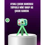 Ronanna 1080P Hd Çocuk Vlog Kamerası – Tripod ve Eğitici Oyunlarl