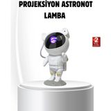 Ronanna Bluetooth Müzikli Astronot Projeksiyon Lambası Yıldız ve Ay Efektli