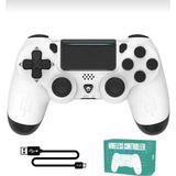 Ronanna Buğz Beyaz Bluetooth Bağlantılı Playstation 4 Uyumlu Kablosuz Joystick Oyun Kolu - Var Hızlı Şarj
