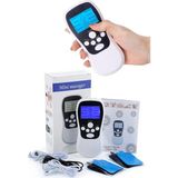 Ronanna Buğz Çift Kanallı 4 Pedli Taşınabilir Tens Cihazı Mini Tens Masaj Aleti Elektrikli Masaj