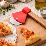 Ronanna Buğz Pizza Kesici - Balta Tasarımlı - Ahşap Saplı - Paslanmaz Çelik Bıçaklı