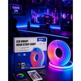 Ronanna Buğz Rgb Neon LED Şerit Işık Kumandalı USB Girişli Su Geçirmez Şerit LED