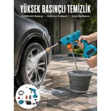 Ronanna Buğz Şarjlı ve Yüksek Basınçlı Oto Yıkama Makinesi ve Sulama Tabancası Bahçe Yıkama Makinesi