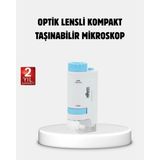 Ronanna Buğz Taşınabilir Eğitim Mikroskobu 80X–200X LED Işıklı ve Darbeye Dayanıklı