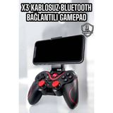 Ronanna Buğz X3 Gamepad Oyun Kolu Bluetooth Bağlantılı Gamestick Android Uyumlu