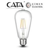 Ronanna Cata Ct 4353 8W Rustik LED Ampul 3200K Günışığı E27 Duy