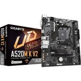 Ronanna Gıgabyte A520M-K V2, 2xddr4, 1x M.2, D-Sub, Hdmı, Am4 Soket Anakart