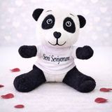 Ronanna Seni Seviyorum Tişörtlü Sevimli Peluş Panda
