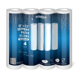 Ronaqua 50M-4PK 50-Mikron Tortu Su Filtresi Kartuşu P5, AP110, WFPFC5002, CFS110, RS14, WHKF-GD05, 4'lü Paket ile UYGUN