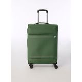 Roncato Haki Unisex Çekçekli Kumaş Valiz Jazz 4.0 Orta