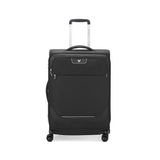 Roncato Joy Trolley Expandable Nero Orta Boy Siyah Çekçekli Kumaş Valiz