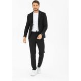 Rondo Suit Spor Ipli Erkek Takim Elbise Slim Fit Full Likrali - 52 - Siyah
