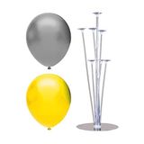 RÖNESANS PARTİ 7 Çubuklu Balon Standı + 100 Adet Balon (Sarı, Gümüş)