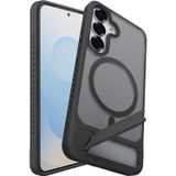 Rongep [Frost-Stand] Samsung Galaxy A37 için Kılıf Yatay Stantlı Güçlü Manyetik [MagSafe ile Uyumlu] A37 Koruyucu PC+TPU Hibrit Tasarım Arkası Sert ve Yarı Saydam Samsung Galaxy A37 Kılıf (Siyah)