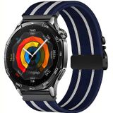 Rongep Huawei ile Uyumlu Metal Bağlantılı Parachute Loop 22mm Kordon GT5/GT5 Pro/GT4/GT3/GT3 Pro/GT2/GT2 Pro 46mm için Terleme Karşıtı Bileğe Göre Ayarlanabilen Elastik Kayış