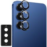 Rongep Samsung Galaxy S25 için Kolay Kurulum Aparatlı Kamera Lens Koruyucu 9H Temperli Cam HD Görüntü Darbelere Karşı S25 Koruyucu Alüminyum Alaşım Çerçeve S25 Kamera Koruyucu (Siyah)