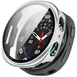 Rongep Samsung Galaxy Watch 8 40mm için Sert Katmanlı Kasa Koruyucu Kılıf PC Malzeme + Ekran Korumalı Çizilmeye Karşı Koruyan Dokunmatiği ve Görüntüyü Etkilemeyen Galaxy Watch8 Ekran Koruyucu (Gümüş)