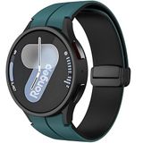 Rongep Samsung ile Uyumlu Spor Tasarım Flex Loop 20mm Kordon Galaxy Watch 7/6/5/4 Serisi için Galaxy Watch 7 Kordon (40mm/44mm) Watch 6/4 Classic (47/43/42mm) Watch 5 Pro Uyumlu (Yeşil-Siyah)