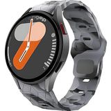 Rongep Sportif Football Pattern Loop 20mm Kordon Samsung ile Uyumlu Galaxy Watch 7/6/5/4 Serisi için Galaxy Watch 7 Kordon (40mm/44mm) Watch 6/4 Classic (47/43/42mm) Watch 5 Pro Uyumlu (Kamuflaj)