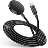 Rongep Xiaomi Mi Band 7/6/5 için Yedek Şarj Kablosu 100 Cm Uzunluk Güçlü Manyetik Bağlantı Stabil Tutuşlu Yüksek Verimli Deformasyona Karşı Dayanıklı USB Type Mi Band 7 Şarj Aleti Kablosu (Siyah)