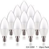 Roni LED Mum Ampul 7 Watt 10 Adet Günışığı (3200K)E 14 Ince Duy 7-WATT-GÜNIŞIĞI-E14-10