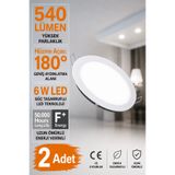 RONİ Slim Panel LED Spot 6W Beyaz Işık