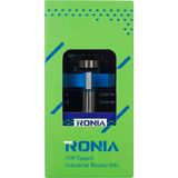 Ronia Ahşap Freze Bıçağı 11B-35010008 Rulmanlı Cam Yeri Açma İki Kanatlı Freze Ucu Sap 8 mm