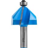 Ronia Ahşap Freze Bıçağı 12B-57132012 Rulmanlı 45 Derece Pah Freze Ucu Sap 12 mm