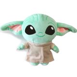 RONIAVL Star Wars The Child Yoda Peluş Oyuncaklar Küçük Bebek Yoda Eşarplı Pamuklu Yumuşak Tulum Doldurulmuş Bebek Oyuncakları Çocuklar Çocuklar için Hediye Doğum Günü Film Fan Koleksiyoncu 3 Yaş ve