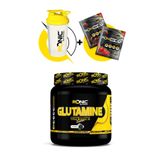 Ronic Nutrition Glutamine Ultimate 900 G (BÖĞÜRTLEN AROMALI) Shaker Ve 2 Adet Tek Kullanımlık Whey Protein Hediye