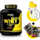 Ronic Nutrition Ultimate Isolate Whey Protein Tozu 2270 gr + Shaker ve 2 Adet Tek Kullanımlık Whey Protein - Çikolata