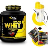 Ronic Nutrition Ultimate Isolate Whey Protein Tozu 2270 gr + Shaker ve 2 Adet Tek Kullanımlık Whey Protein - Çilek