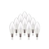 RONIE 5-7w Led Buji Ampul E14 Led Ampul Mum Ampul Ince Duy Beyaz Işık 10lu Paket