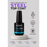 RONIKI Professional Yoğun Kıvamlı GH01H Top Coat 3D Tasarımlar İçin No Wipe UV Filtreli 15 ml