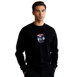 Ronin Unisex Sweatshirt (50, Siyah, 2XL)