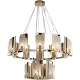 Ronisu Aydınlatma Jessia Mermer Halka Avize – Modern Lüks Tasarım Avize Ra-Avz- 1294-63-70 - 100cm - Eskitme