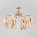 Ronisu Aydınlatma Lunaria Crystal Taşlı Avize Ra-Avz- 5218-90-47 - Gold