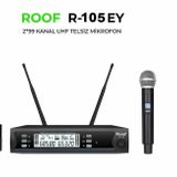 ROOF R-105EY 2X99 KANAL UHF 1 EL 1 YAKA TELSİZ MİKROFON