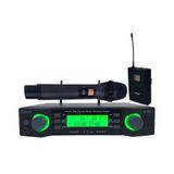 Roof R-203 1 El 1 Yaka 2 Kanal UHF Kablosuz Telsiz Mikrofon