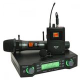 Roof R 203 E-Y UHF Kablosuz İki Kanallı El ve Yaka Mikrofonu