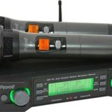 Roof Uhf Dijital Kontrol Kablosuz Telsiz 2 El Mikrofonu R-203 Ee.