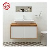 Roomart 2 Kapaklı Lavabolu Asma 85 cm Banyo Dolabı