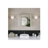 Roomart Banos Banyo Ad7 Kulpsuz Tek Kapakli Mat Beyaz Mdf 60 Cm Aynali Banyo Ust Dolabi
